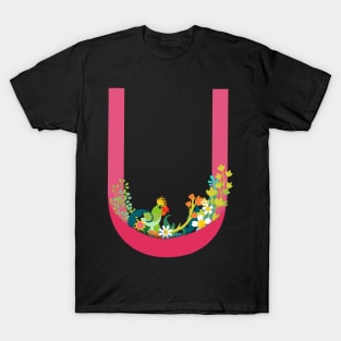 Tropical alphabet u T-Shirt